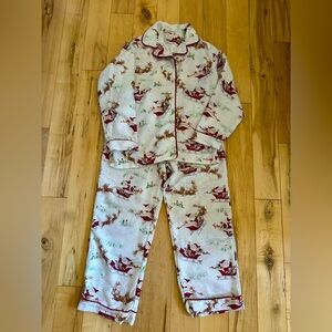 Pottery Bark kids flannel holiday pajamas